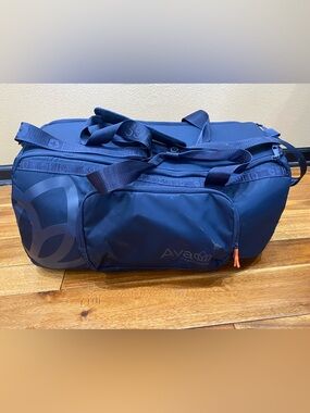Figs Navy Duffle Bag with Logo